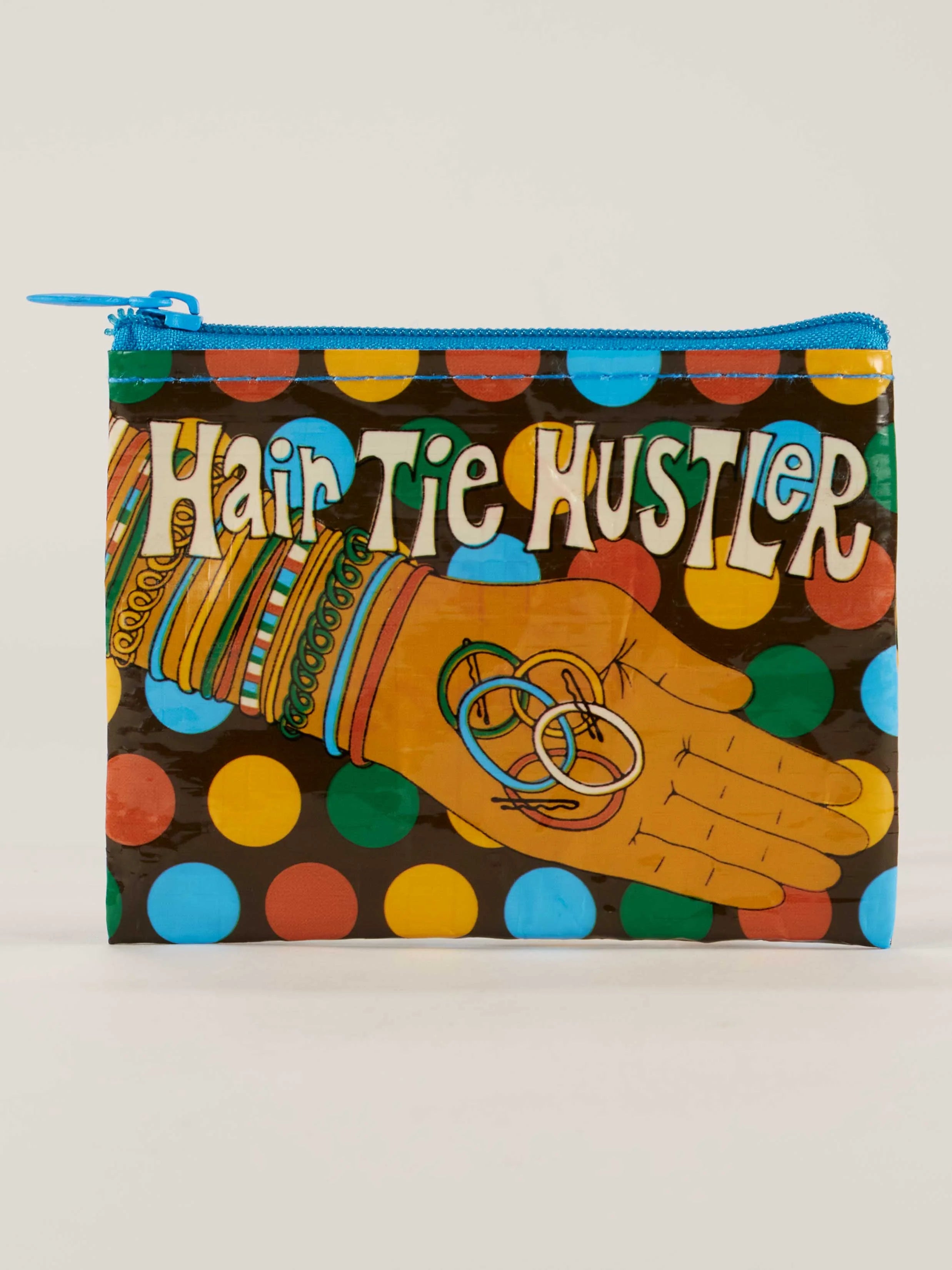 Blue Q Hair Tie Hustle Coin Purse