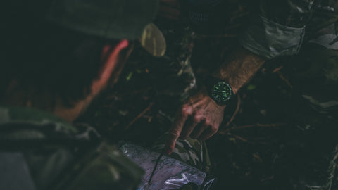 Soldiers wearing Holton Professional from Elliot Brown Watches