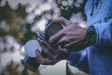 Preparing an aeropress