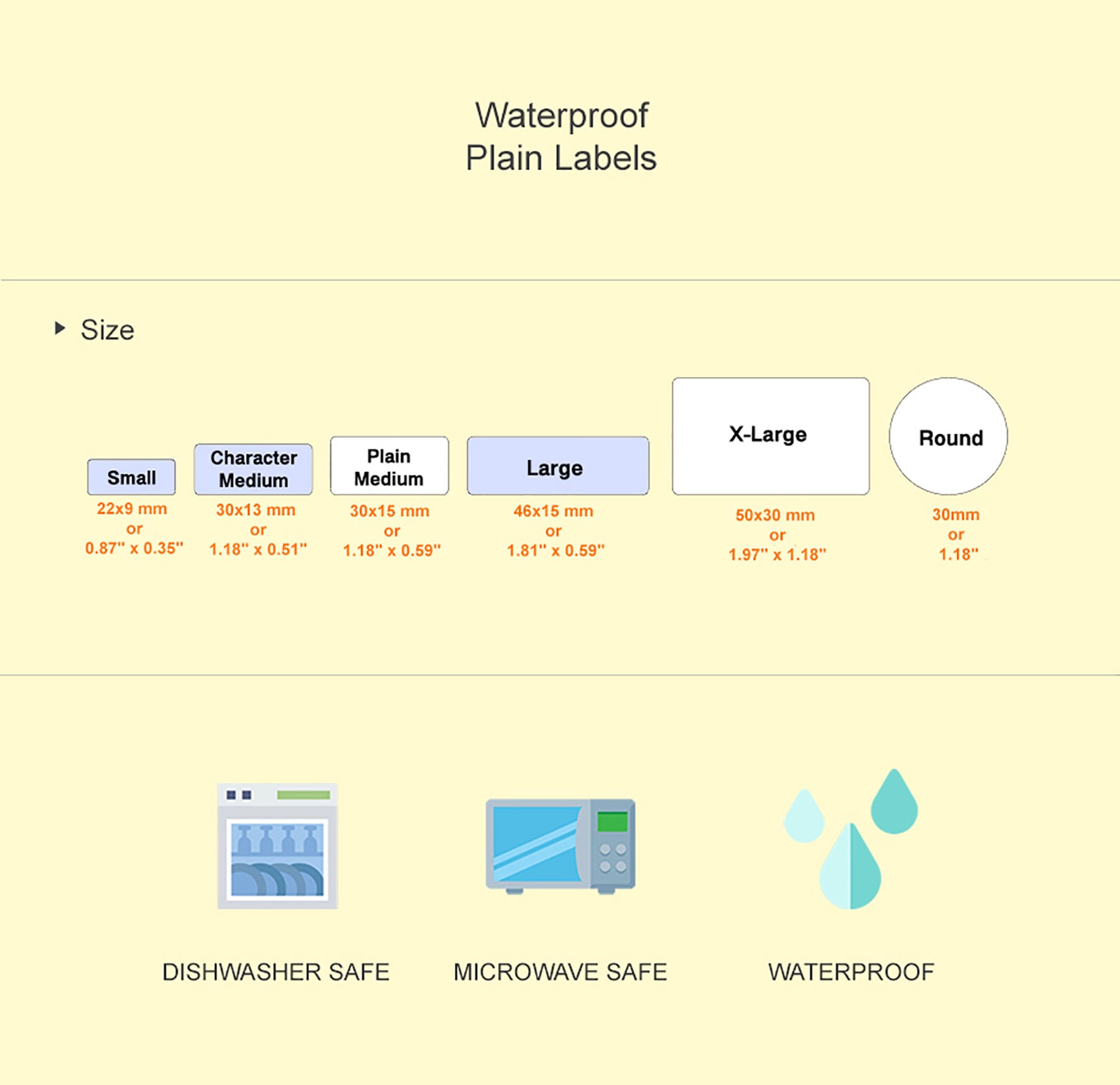 Rainbow Labels for Daycare