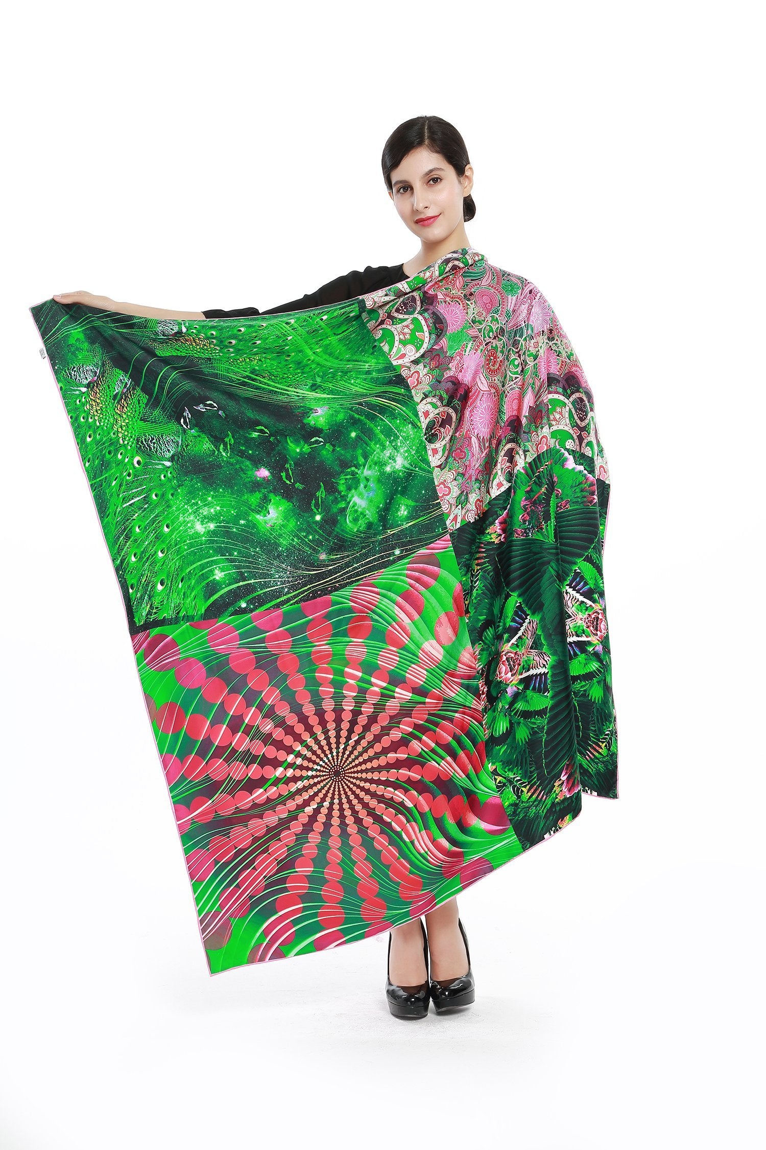 large silk shawl