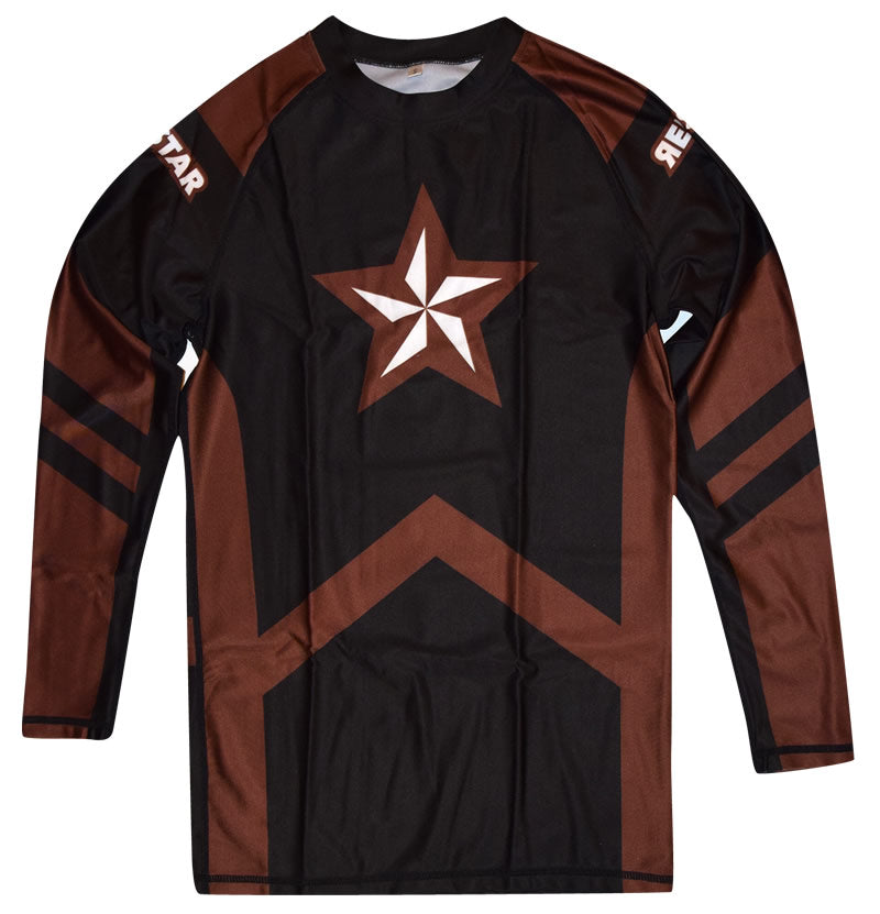 Rashguard Brown Belt Long Sleeve – Redstar BJJ