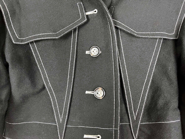 Origami wool jacket with square sleeves/Black – YOJIRO KAKE OFFICIAL