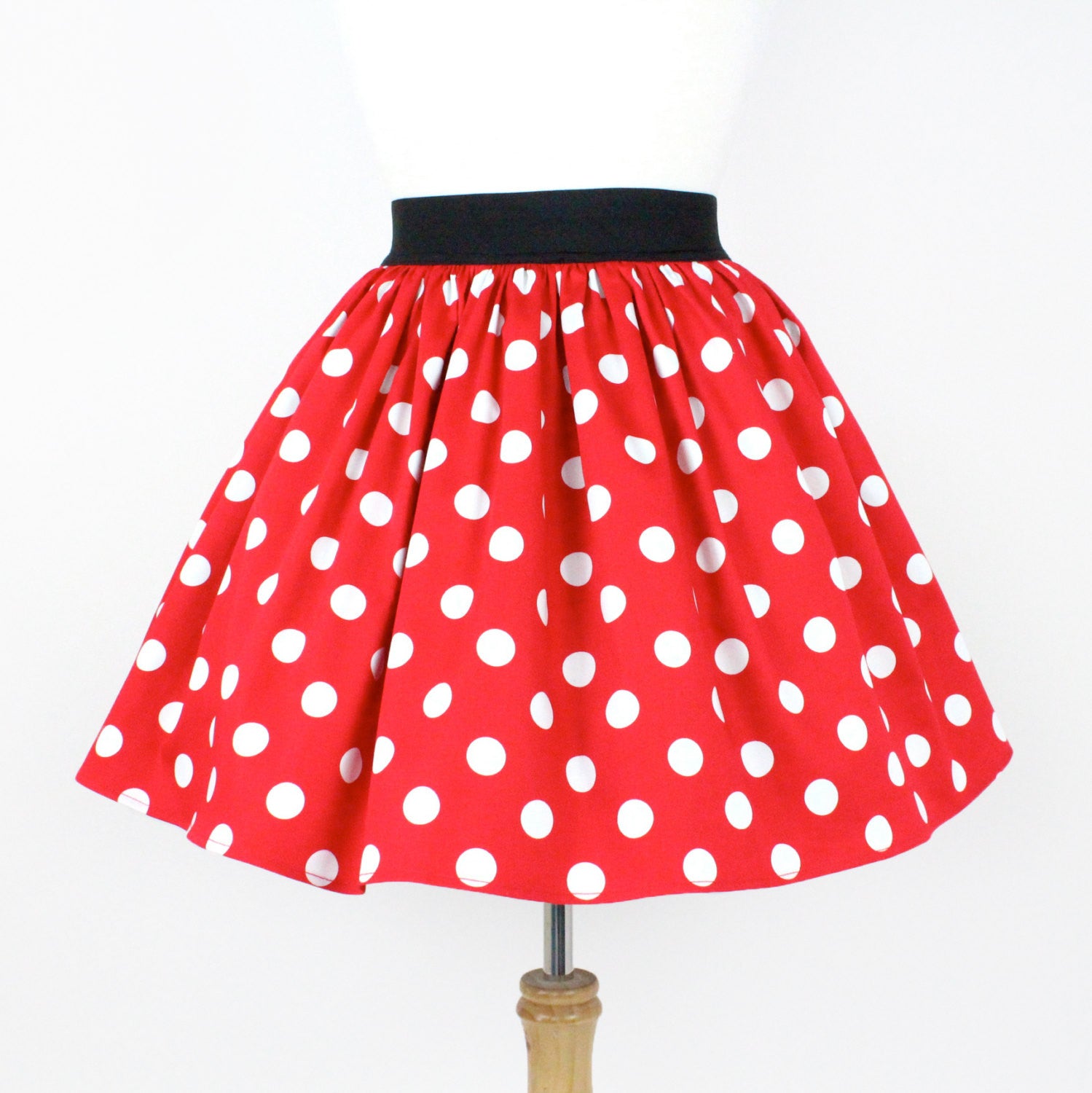 red and white polka dot skirt minnie mouse