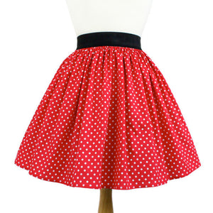 Dapper Day Minnie Mouse Red And White Polkadots Pleated Retro Skirt Ps R799