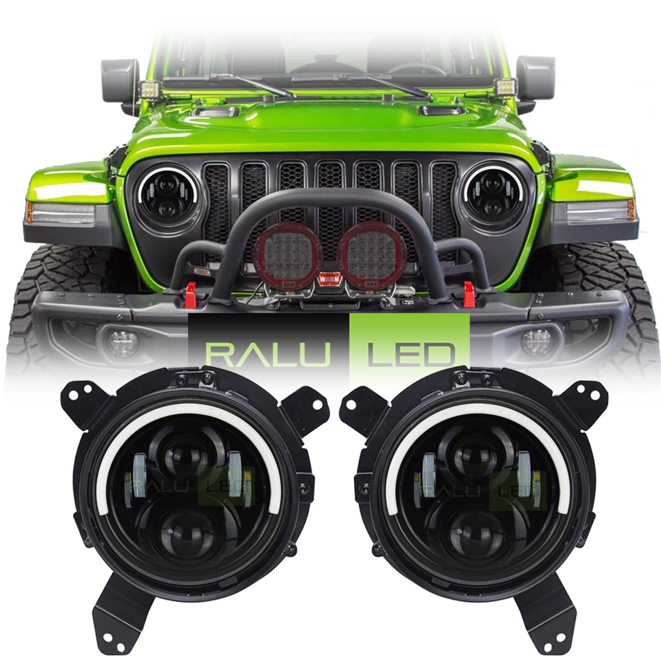 best led halo headlights