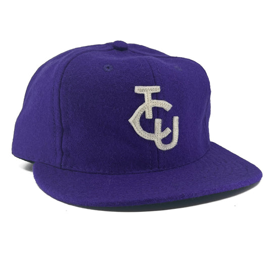 TCU hat (legacy) brim hat with embroidery TCU letters - Depop