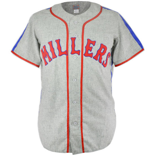 Ebbets Field Flannels Minneapolis Millers 1938 Home Jersey