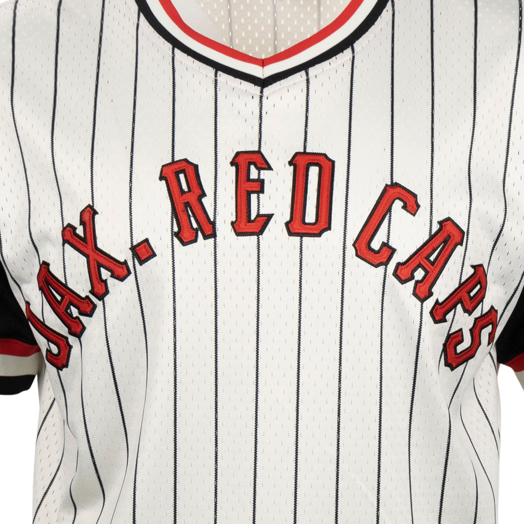 Jax Red Caps Vintage Inspired NL Replica Pinstripe Mesh Shorts – Ebbets  Field Flannels