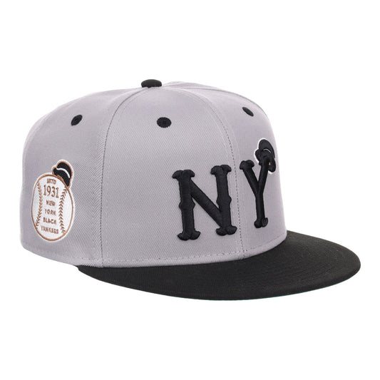 New York Black Yankees NLB Jersey - Cream - XL - Royal Retros