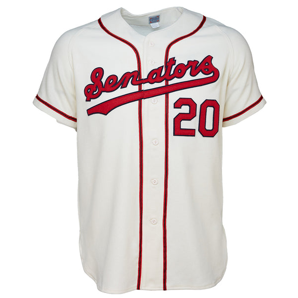 Washington Senators Majestic 1959 Cooperstown Men's Home White Jersey