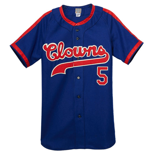 CLOWNS BASEBALL JERSEY Ebbets Field Flannels Historic Apparel 