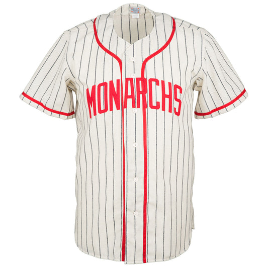 Monarchs Block Letters NLB Jersey, 4XL / Cream (1942)