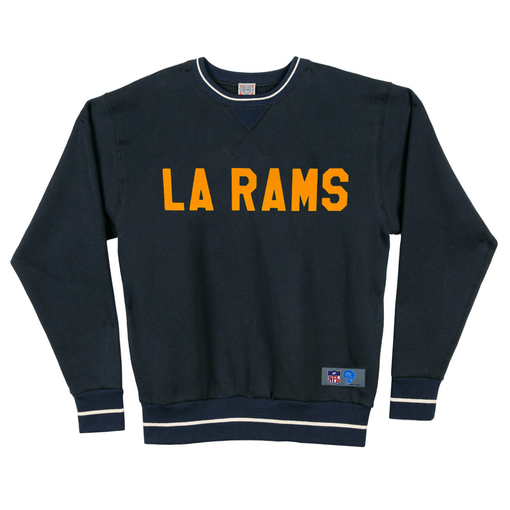 Diagnostiseren deelnemen Kan worden berekend Los Angeles Rams Vintage Crewneck Sweatshirt – Ebbets Field Flannels