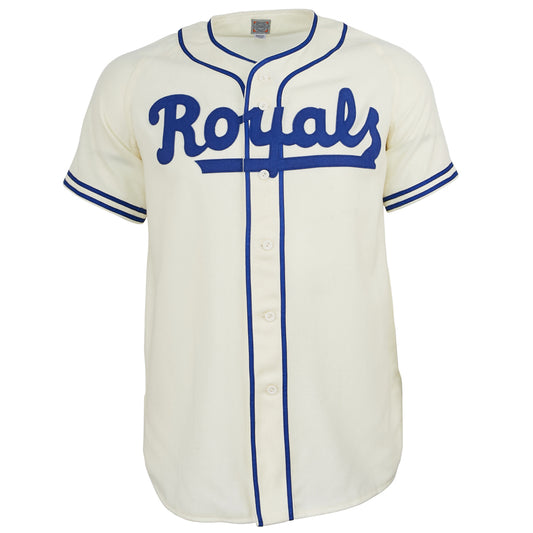 Sacramento Solons Script Jersey - Cream (1940) - 5XL - Royal Retros