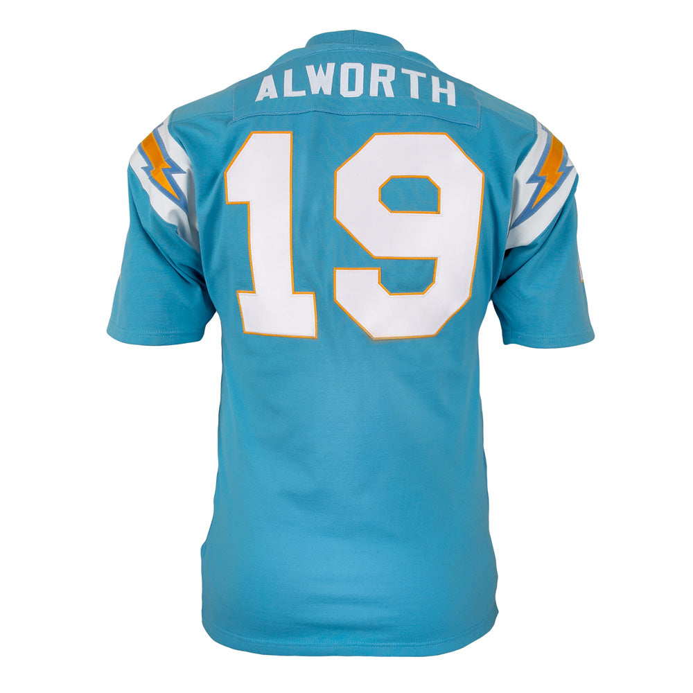 Men's San Diego Chargers Lance Alworth Mitchell & Ness White Retired Player  Legacy Replica Jersey