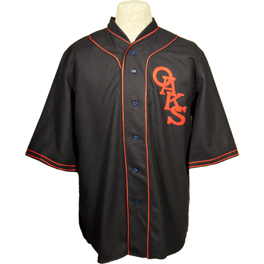 1939 OAKLAND OAKS Home Baseball Jersey :: Ebbets Field Flannels :: Size 2XL