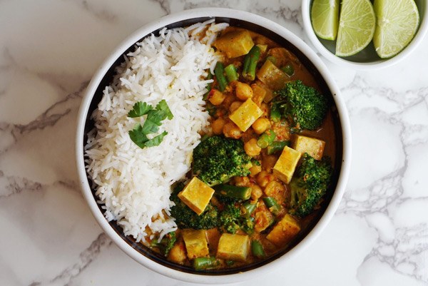 Japanese Sweet Potato and Vegetable Curry with Immune Defence superfood medicinal Mushroom Blend - Reishi Lion's Mane Chaga Cordyceps Maitake Turkey tail Shiitake Agaricus blazei bisporus Poria Tremella fuciformis agarikon