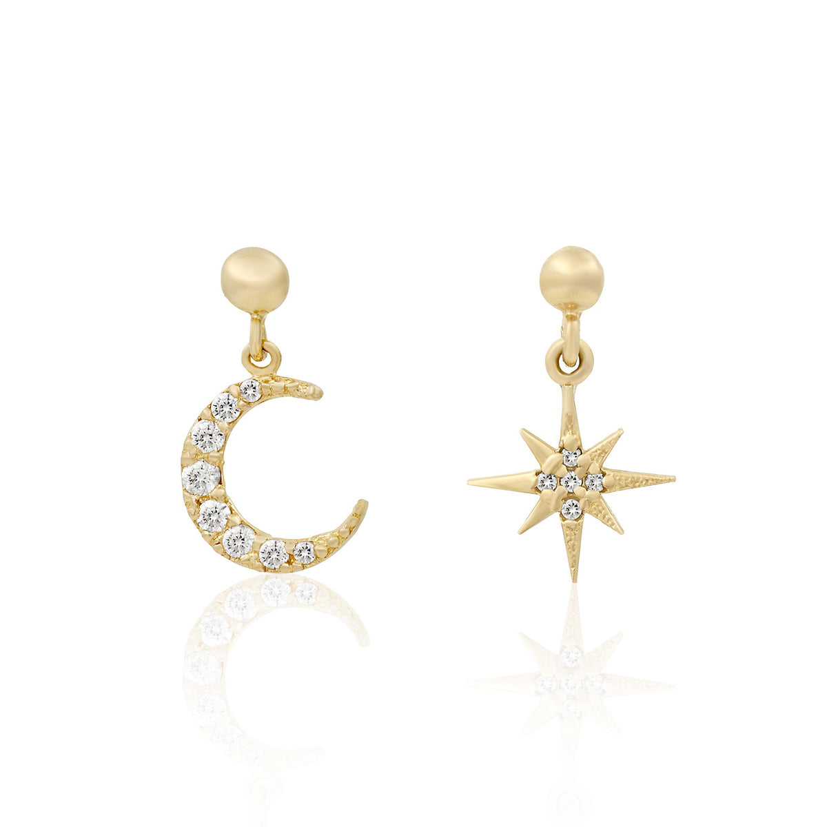 10k Fine Sparkling Sky Earrings – Girls Crew