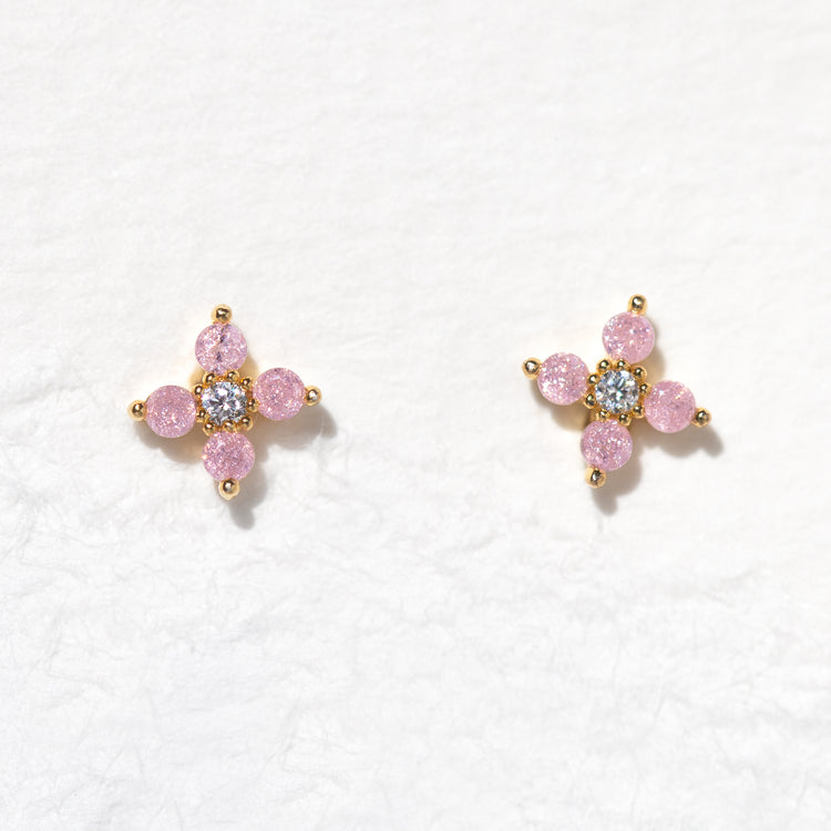 Teeny Tiny Blue Blossom Studs – Girls Crew