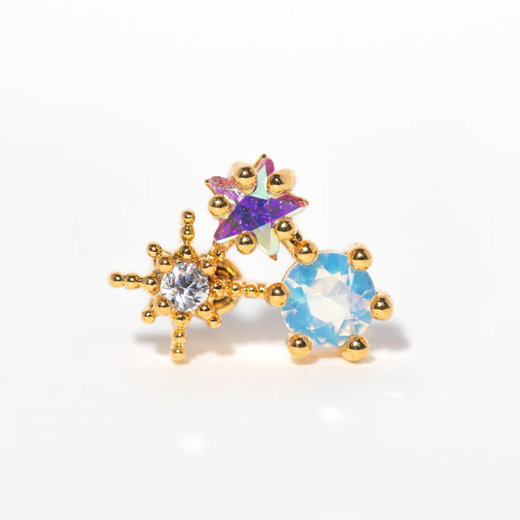 Teeny Tiny Blue Blossom Studs – Girls Crew