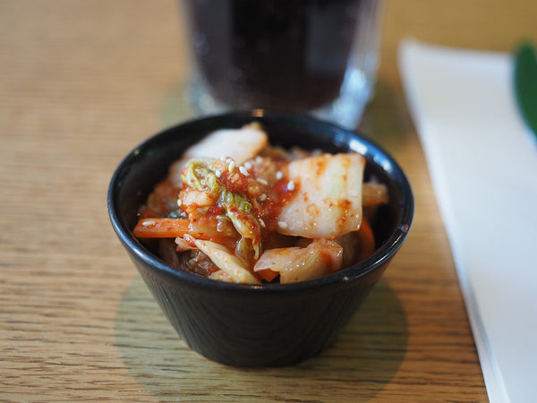 Small container of kimchi