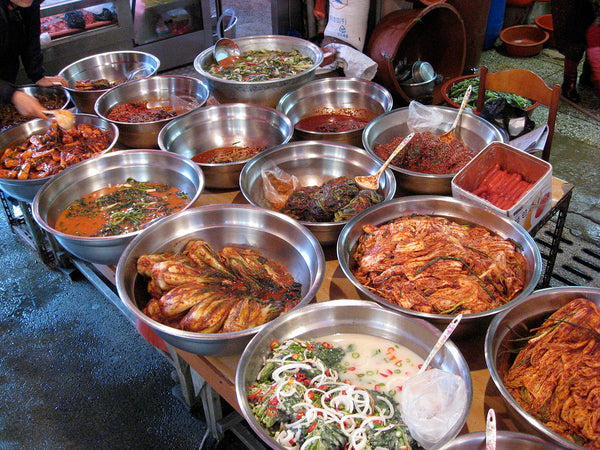 Varieties of kimchi
