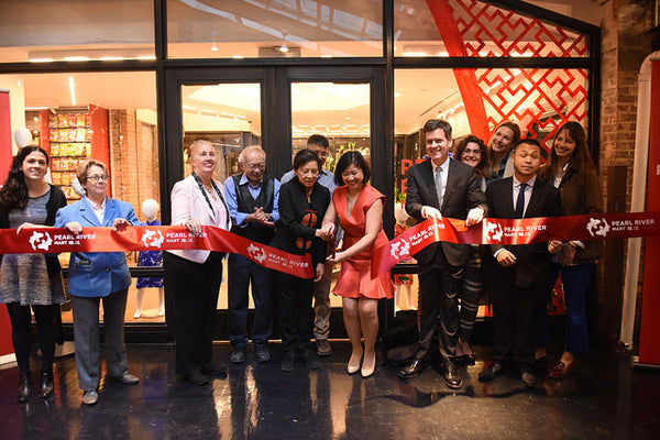 Ribbon cutting at Pearl River in Chelsea Market