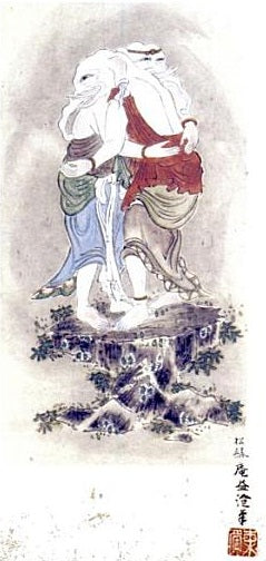 The Embracing Kangiten, the Japanese Buddhist version of Ganesha