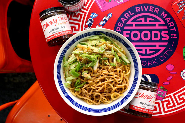 Dan Dan noodles with Shorty Tang products