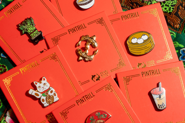 Collection of Pearl River x Pintrill pins