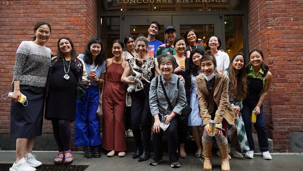 Group photo of participants in 2022 APAHM Sunset Celebration at CHelsea Market