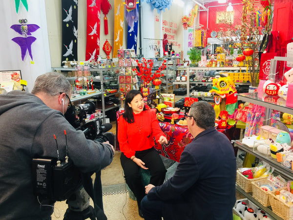Joanne Kwong speaks to Roger Clark of NY1 about Lunar New Year traditions