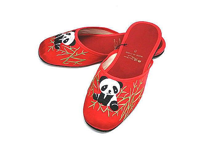 girls panda slippers