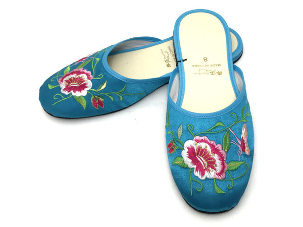 embroidered slipper shoes