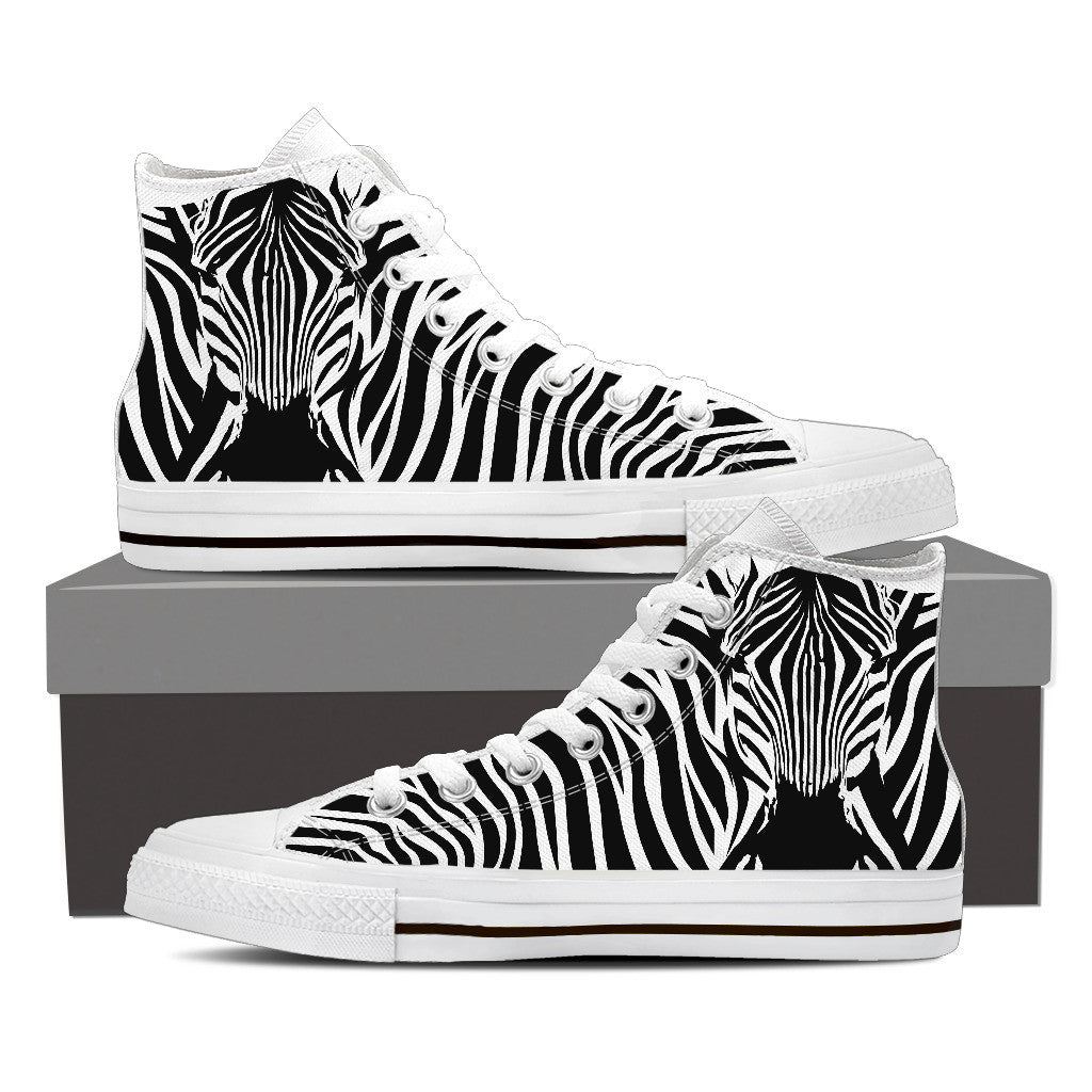 Zebra Shoes - Women's High Top – DealSurf