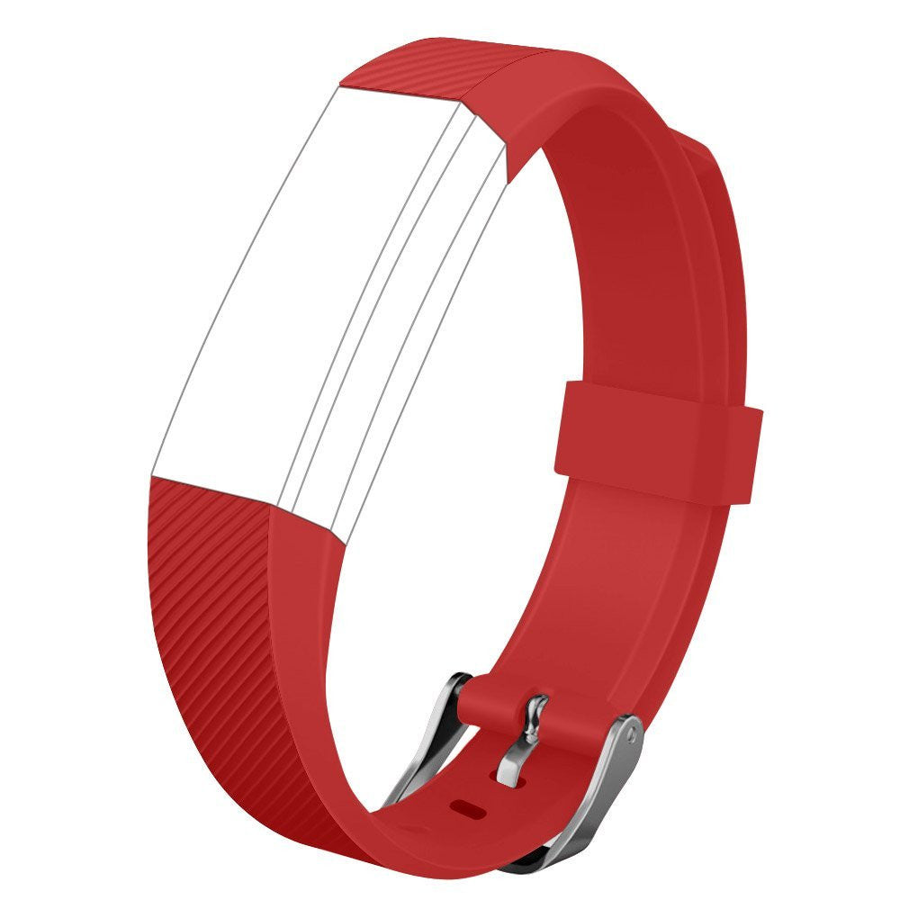 red fitbit band