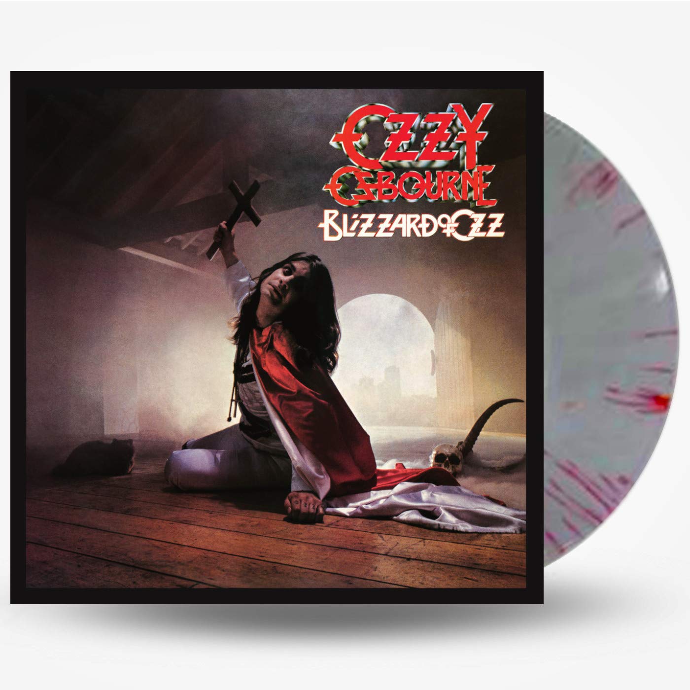 Ozzy Osbourne - Blizzard Of Oz [Import] [Limited Silver w/ Red Swirl V –  Plaid Room Records