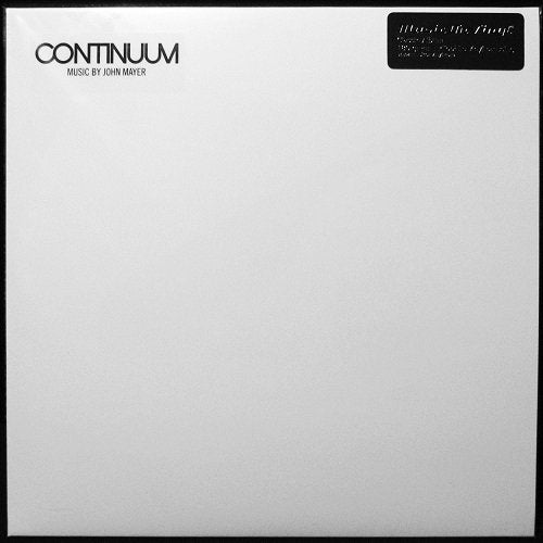 John Mayer Continuum Import Plaid Room Records