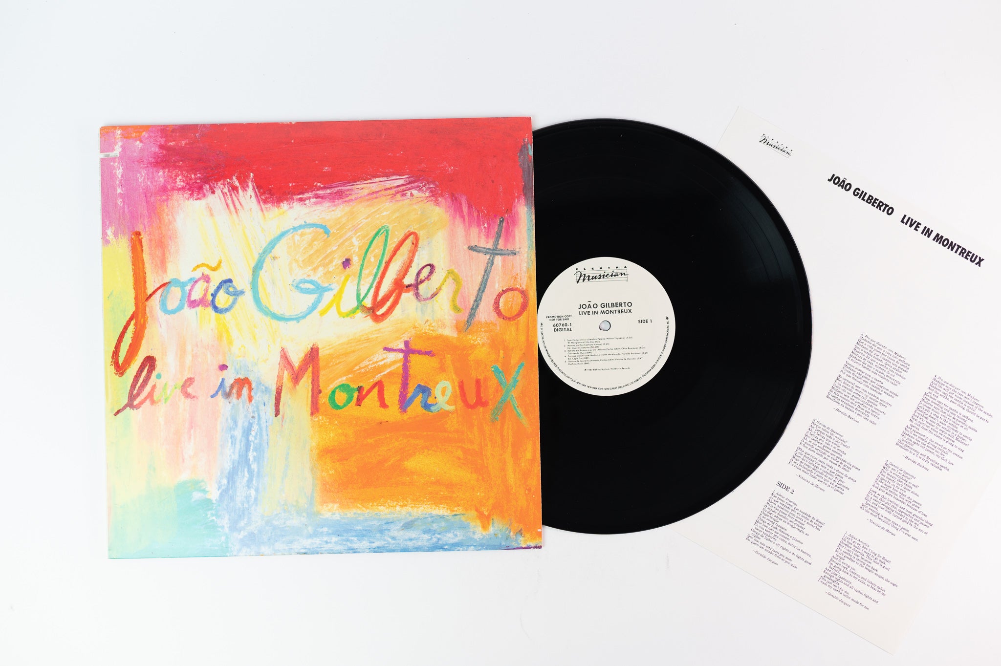 João Gilberto - Live In Montreux on Elektra Musician Promo – Plaid