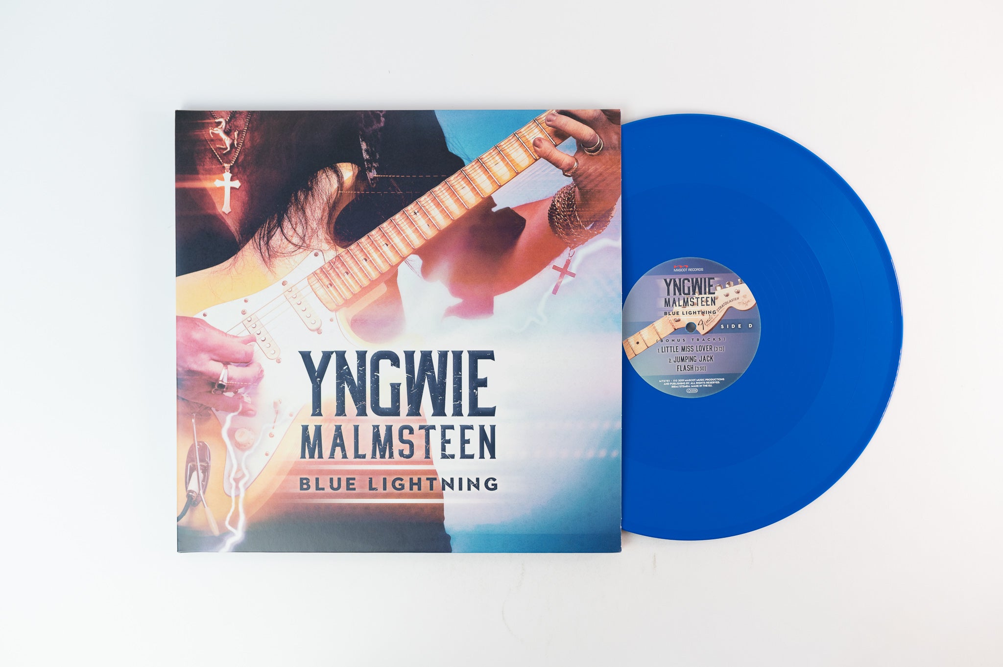 Yngwie Malmsteen - Blue Lightning Limited Blue Vinyl – Plaid Room Records