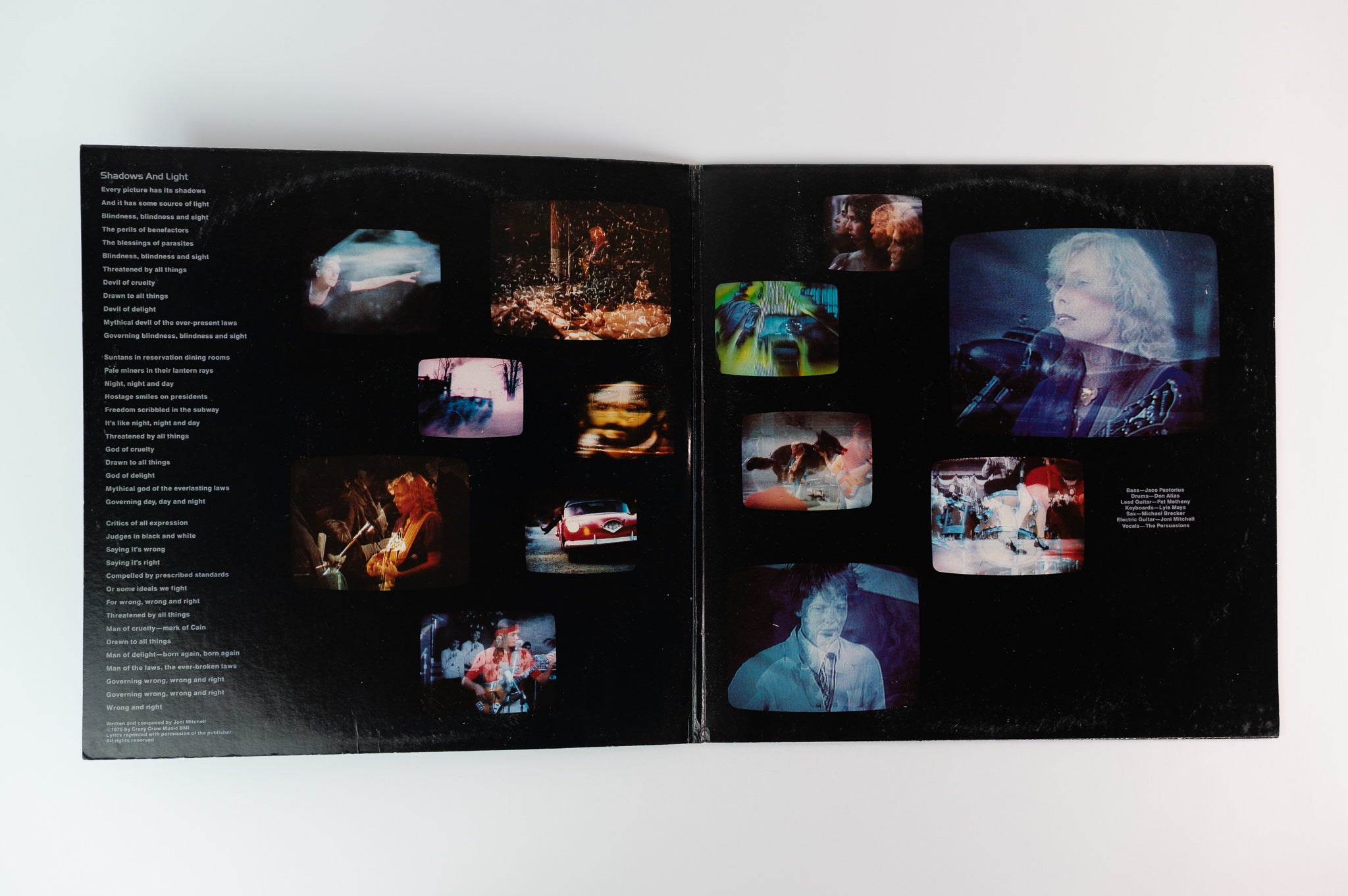 Joni Mitchell - Shadows And Light on Asylum Promo – Plaid Room Records