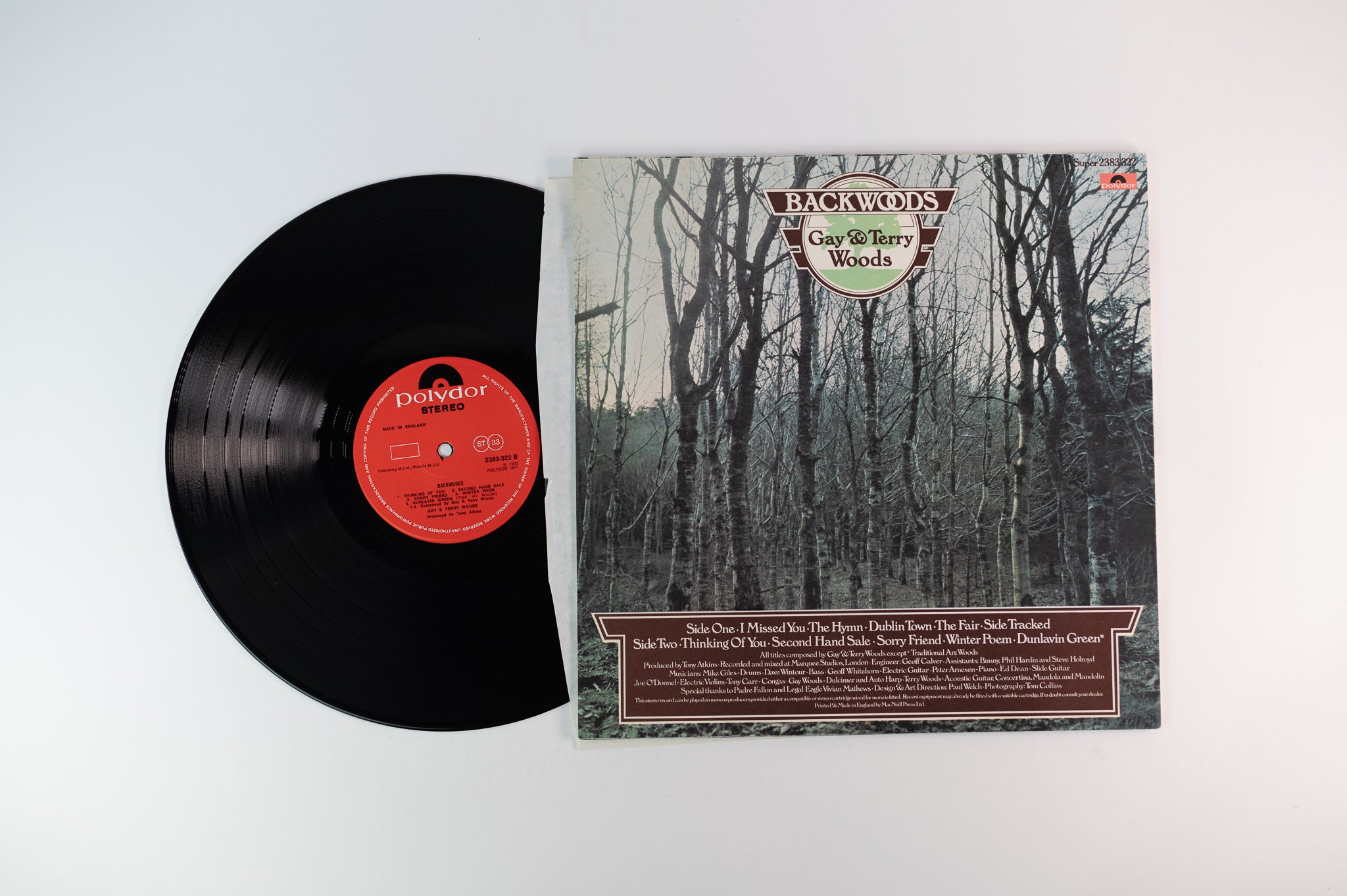 Gay \u0026 Terry WOODS☆Backwoods UK Polydor オ