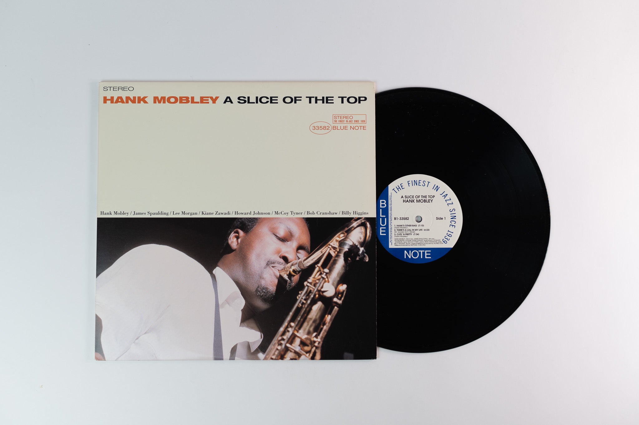 Hank Mobley - A Slice Of The Top on Note 1995 180 Gram Reissue – Plaid Room Records