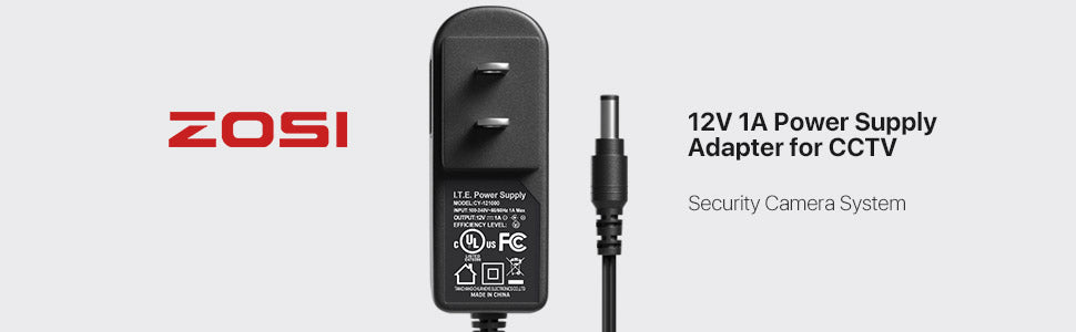 12V 1A /2A /3A Power Adapter, AC 100-240V to DC 12 Volt Transformer, 1  Meter 3.28 Feet Cord