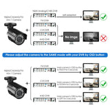1080P Bullet Security Camera,Comaptible with TVI CVI AHD 960H CVBS DVR,80ft Night Vision