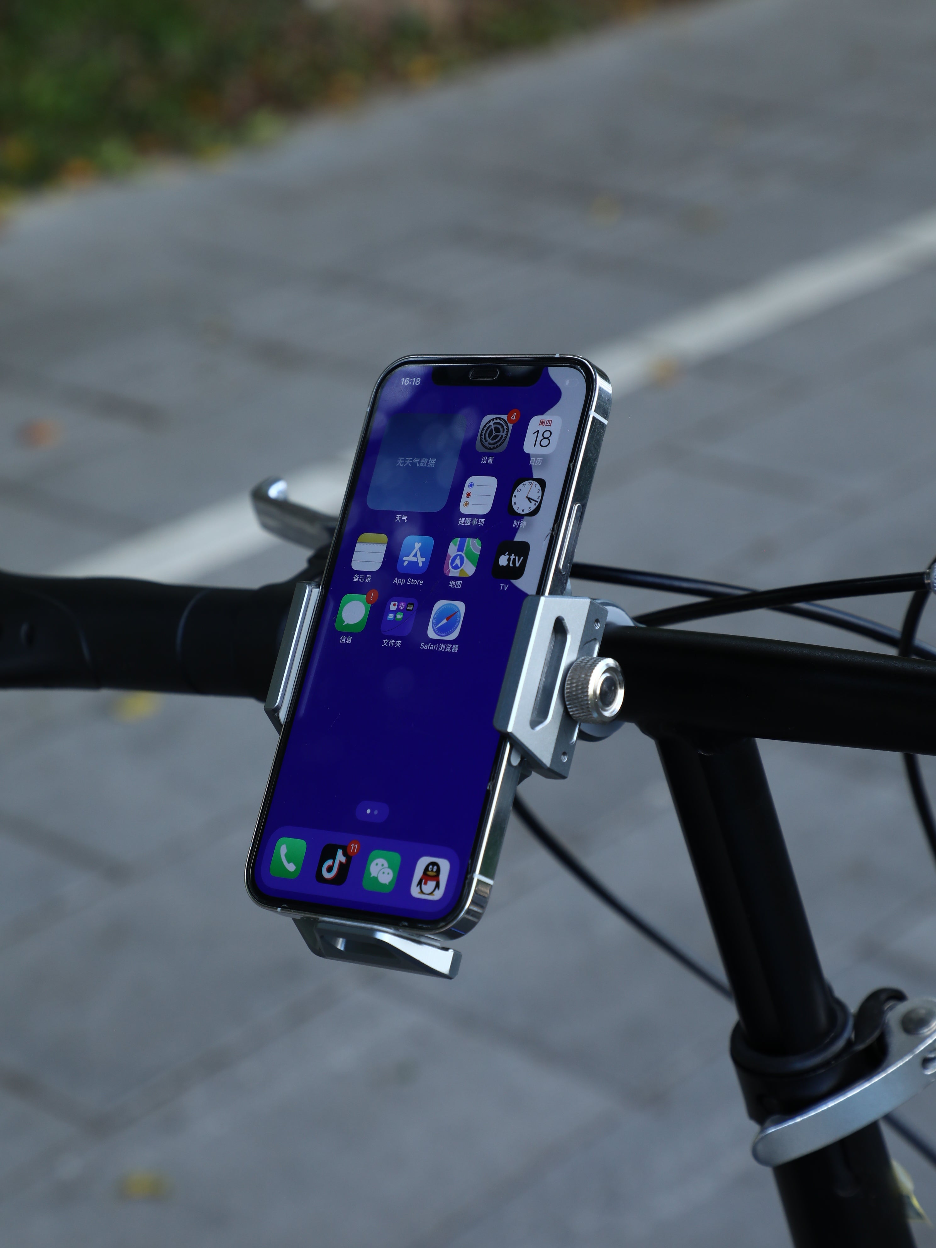 Boneruy Aluminum Bike Phone Holder Motorcycle Bracket