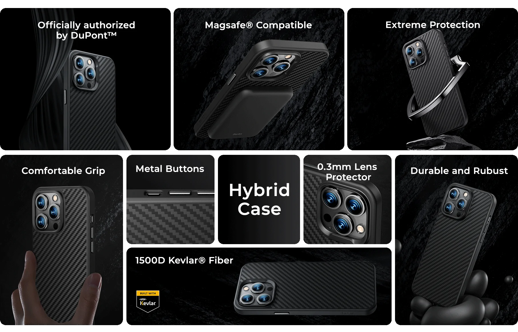 Benks MagClap Hybrid Case built with Kevlar