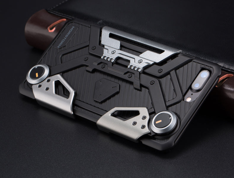 MorStorm Crab 3-in-1 Gaming Grip Phone Stand Protective Case Cover for Apple iPhone 8 Plus & 8 / 6 & 6S / 6 Plus & 6S Plus / 7 / 7 Plus