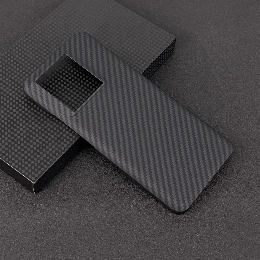  FZYM Carbon Fibers Case for Xiaomi 12S Ultra,Black